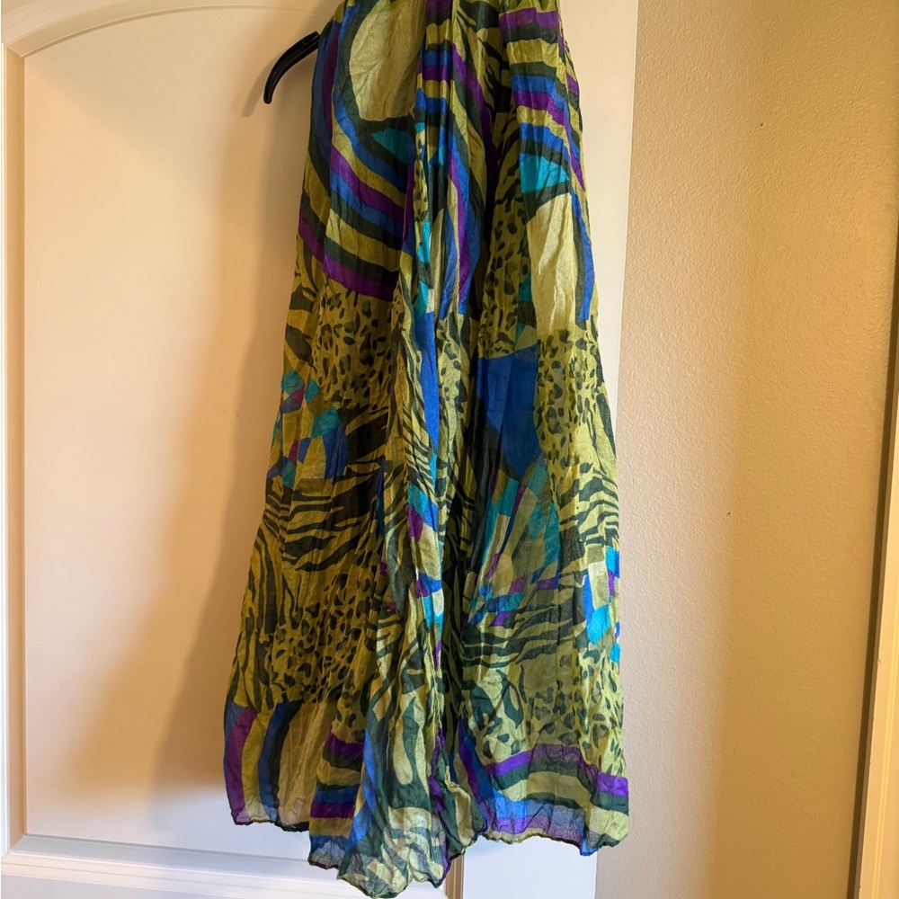 Colorful Animal Print Scarf